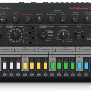 Behringer RD-78 Classic Analog Drum Machine with 15 Drum Sounds, 34 Rhythm Presets, 16-Step Sequencer for Music Production and Live Performance